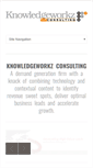Mobile Screenshot of knowledgeworkz.com